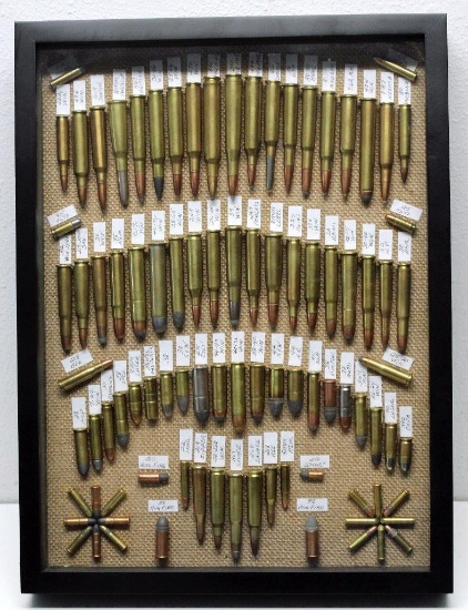 Bullet Board Cartridge Display. 12" x 16"