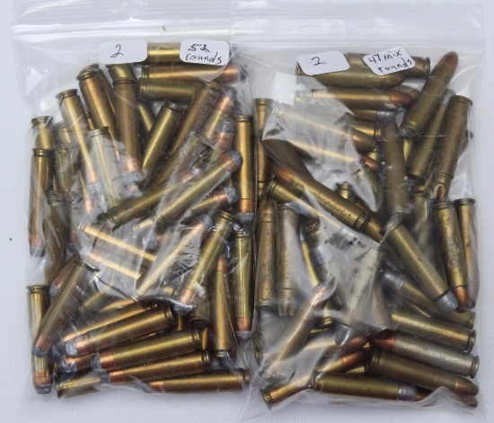 (52) Rounds .30 Carbine HP Cartridges and (47) Mixed Rounds of .30 Carbine Cartridges