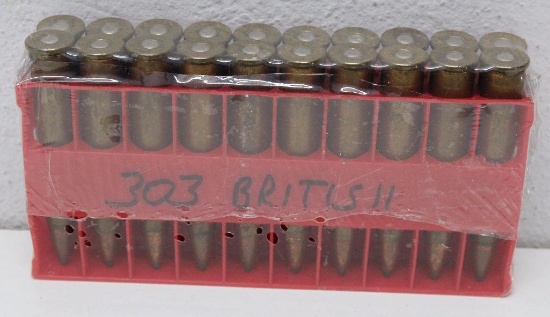 20 Rounds .303 British Cartridges