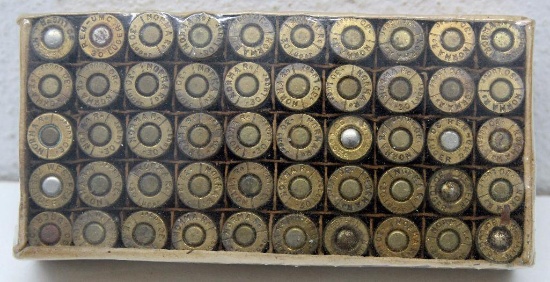 Full Box of 50 .30 Luger Cartridges, No Top for Box