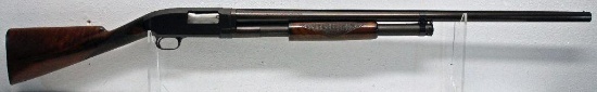 Winchester Model 12 12 Ga. Pump Action Shotgun Full Choke Solid Matted Rib Checkered Deluxe Wood