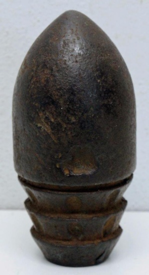 Civil War Confederate Archer Bolt Artillery Round, Used Only at the Battle of Shiloh