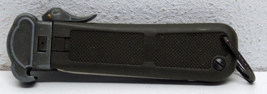 WWII German Paratrooper Gravity Flow Knife, 3 1/4" Blade, 8 5/8" Overall