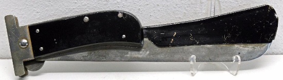 Cattaraugus U.S.A. Military Folding Machete w/Blade Cover, 10" Blade, 15 1/2" Overall