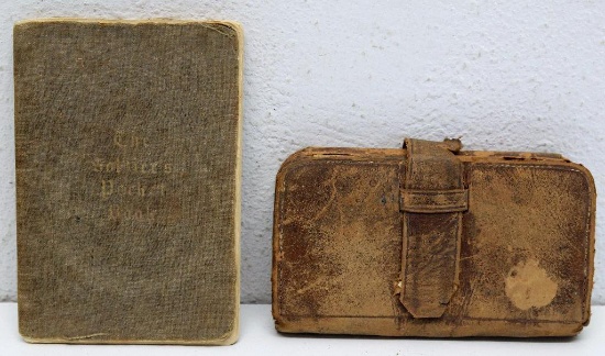 Civil War 'The Soldier's Pocket-Book' Prayer Book, Pages are Separating from the Spine and Leather