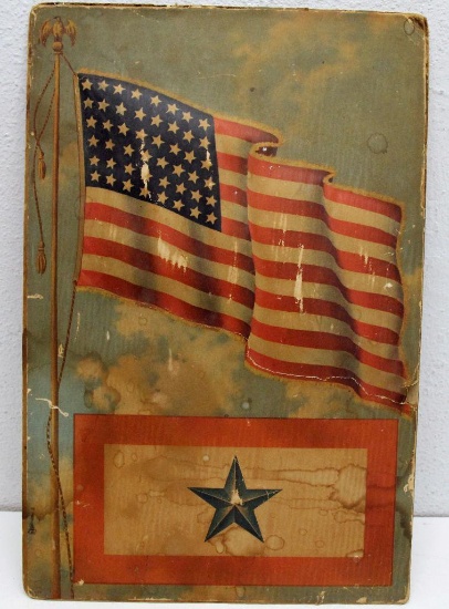 WWII Mother's Flag, 12" x 8", Would Hang in Window to Indicate Motherr Mourning Loss of Son in