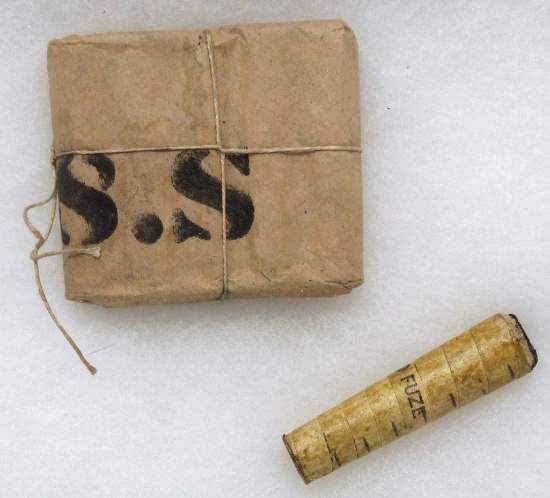 Civil War Package of 5 and 1 Single 8 Second Cannon Fuses