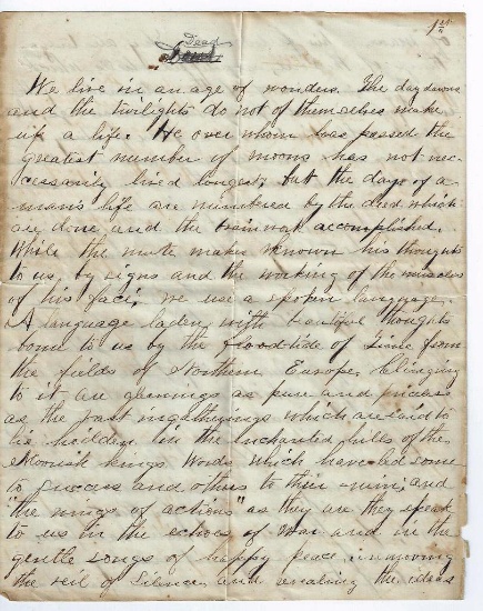 1867 Sermon Written by W.F. Walker, a Methodist Missionary to China during the Boxer Rebellion