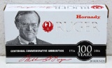 Full Box Hornady Ruger Signature Series Centennial .204 Ruger 32 gr. V-MAX Cartridges