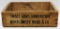 Montgomery Ward & Co. Wooden Small Arms Ammunition Box .22 Short Cartridges