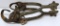 U.S. Marked Cavalry Spurs, Marked Inside 'U.S.' and Under that is 'W.L', w/Unusual Rowels