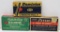 (3) Vintage Different Full Boxes .32 Winchester Special Cartridges, Boxes Full of Mixed Rounds -