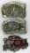 (3) Limited Edition Railroad Belt Buckles