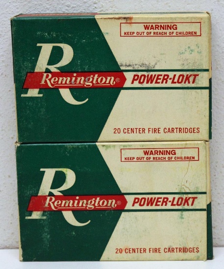 (2) Vintage Full and Correct Boxes Remington .25-06 Remington 87 gr. HP Cartridges