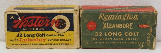 Partial Box 49 Correct Remington .32 Long Colt and Partial Box 46 Correct Western .32 Long Colt