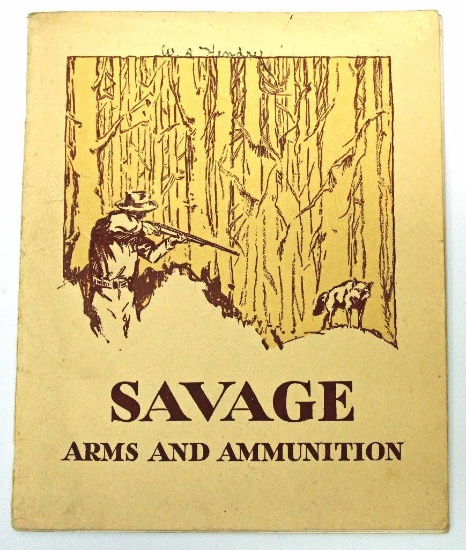 1931 Savage Arms and Ammo Catalog No. 65, 24 Pages