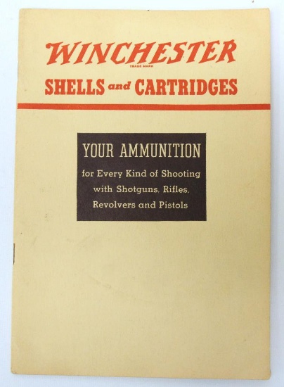 1938 Winchester Shells and Cartridges Catalog