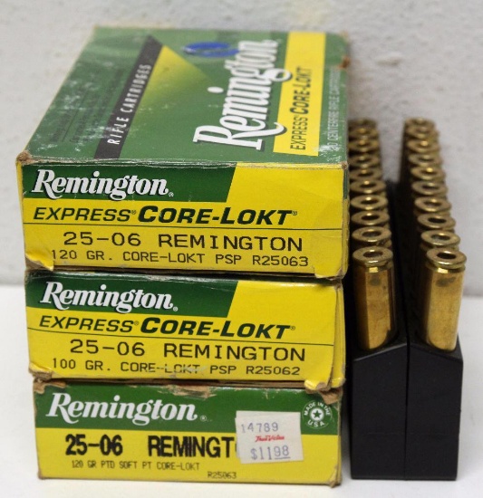 .25-06 Rem. Brass for Reloading, Sized and Polished, 80 Cartridge Cases