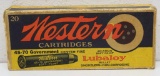 Full Vintage Box Western .45-70 Government 405 gr. SP Cartridges