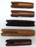 (5) Wood Forearms - (2) Winchester Model 12