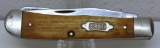Case Two Blade Bone Handle Whittler Pocket Knife, 4 1/4