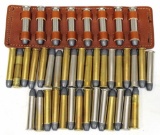 41 Rounds .45-70 405 gr. Lead Cartridges and Leather Cartridge Belt Holder