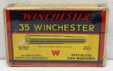 Full Vintage Box Winchester .35 Winchester 250 gr. SP Cartridges