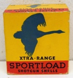 Full Vintage Box Sears, Roebuck And Co. Xtra-Range Sport Load 12 Ga. 2 3/4