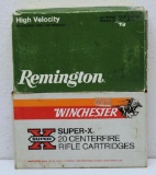(2) Full and Correct Boxes .270 Win. 150 gr. Cartridges - (1) Winchester and (1) Remington