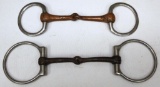 (2) Old Snaffle Bits, (1) is Copper