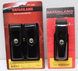 Safariland Duty Gear Leather Double Magazine Holder for Smith & Wesson, Sig Sauer, Walther and