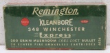 Full Vintage Box Remington .348 Winchester 200 gr. Cartridges