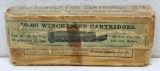 Full Vintage Two Piece Box Winchester .40-60 Winchester Cartridges, Some Fading and Damage to Box