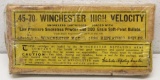 Full Vintage Two Piece Box Winchester .45-70 Winchester High Velocity 300 gr. Soft Point Cartridges