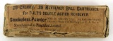 Full Vintage Box Dated May 12, 1913 Frankford Arsenal .38 Revolver Ball Cartridges for Colt's Double