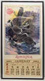 1921 Remington-UMC Framed Calendar, Frame 17