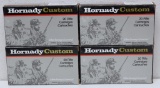 (4) Full Boxes Hornady Custom .220 Swift 55 gr. Cartridges