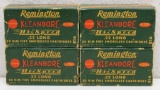 (4) Vintage Boxes Remington .22 Long - (3) Full Boxes, (1) Missing 1 Cartridge