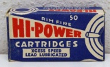 Full Vintage Box Federal Hi-Power Xcess Speed .22 Short Cartridges