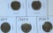 1920D, 1921, 1923S, 1924D, 1926D Buffalo Nickels