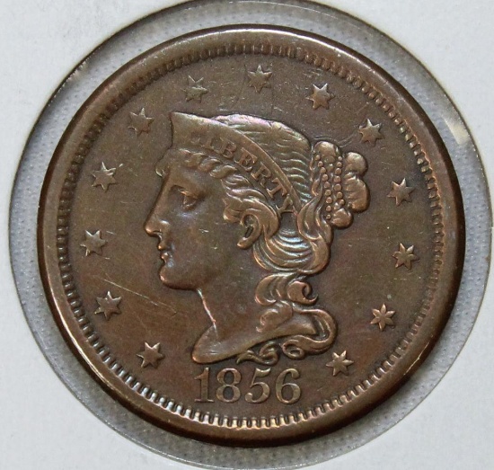 1856 Slanted 5 Large Cent