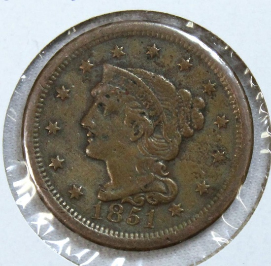 1851 Large Cent