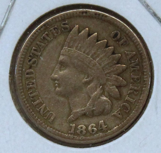 1864 Copper Nickel Indian Head Cent