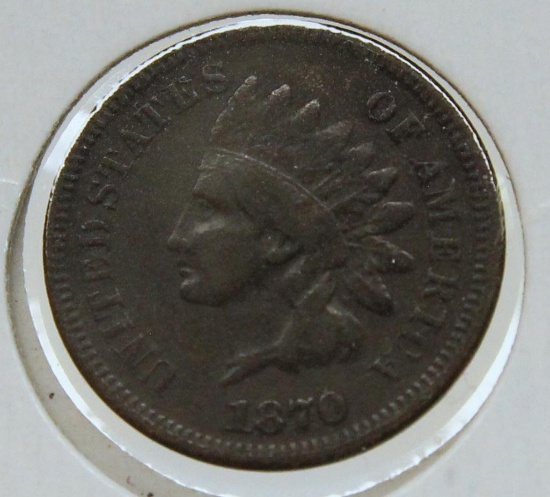 1870 Indian Head Cent, Key Date