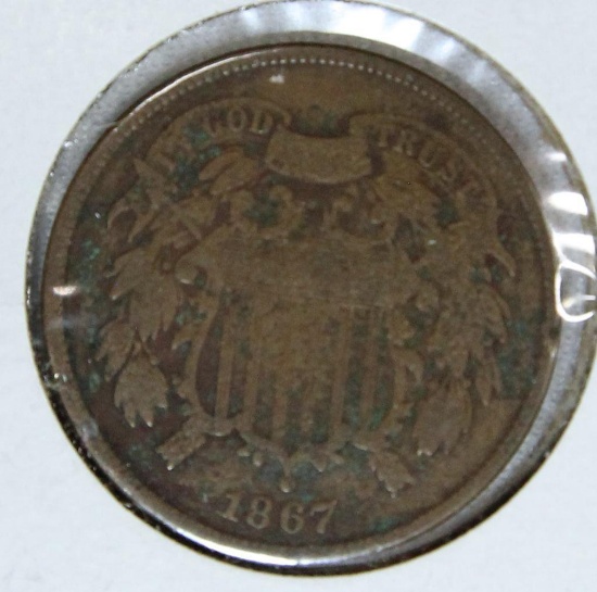 1867 Two Cent Piece