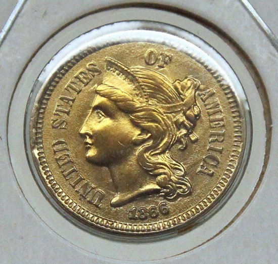1866 Nickel Three Cent Piece