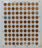 Lincoln Cents 1934-1967 Missing 1965D & 1966D in Plastic Holder