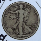 1938D Walking Liberty Half Dollar, Key Date