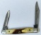 Ducks Unlimited Case XX Two Blade Pocket Knife, Small Blade Reads 'DU5233 SS'