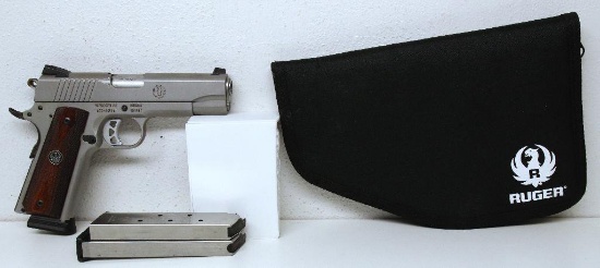 Ruger Model SR1911 .45 Auto Semi-Auto Handgun 3 Clips Soft Case 3" Bbl SN#670-65516